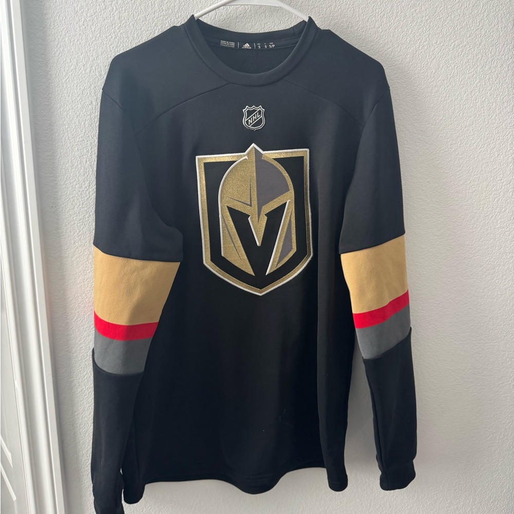 Adidas Black and Gold Women's Jersey